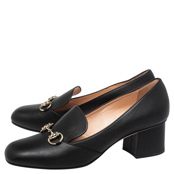 Gucci Horsebit block heel loafers - Picture 2 of 12